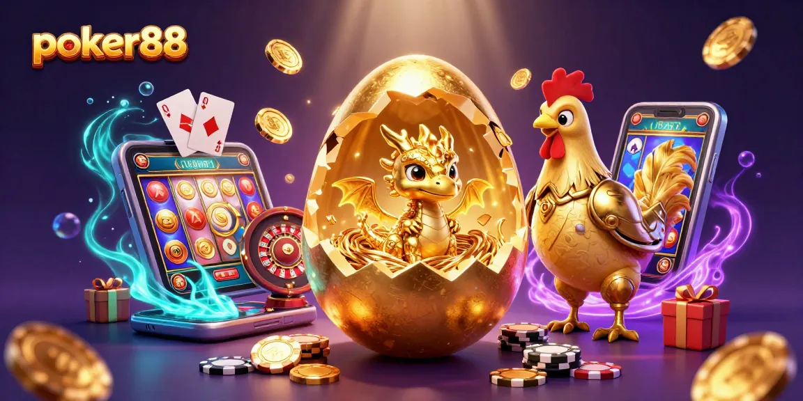 Experience action with poker88 featuring a golden dragon and poker chips in a vibrant casino scene.