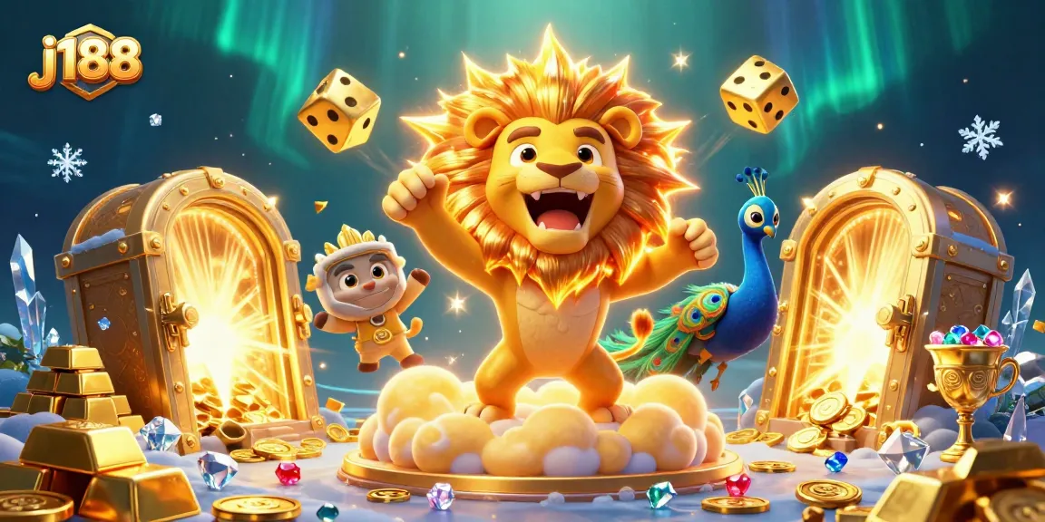 Play thrilling games at j188 while discovering a world of riches and excitement in a captivating 3D illustration.