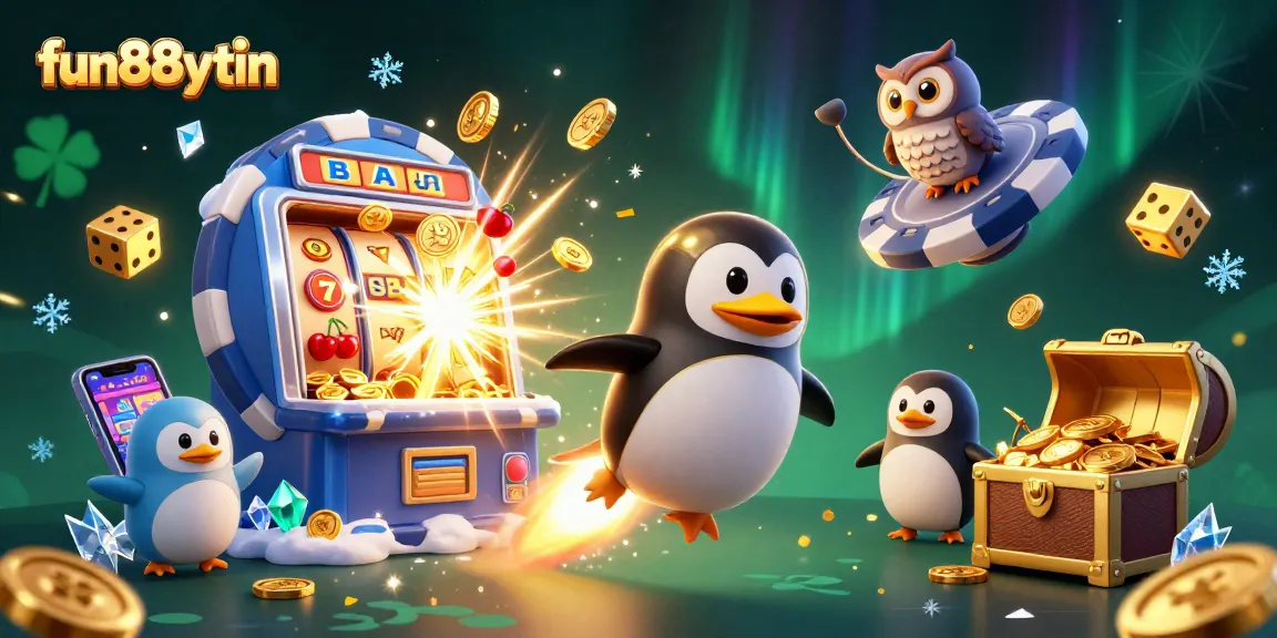 Experience fun88uytin's dynamic casino adventure with vibrant 3D elements and captivating gaming action.