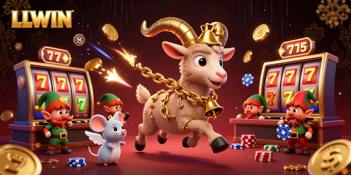 Experience thrilling gameplay at LLWIN with cartoon characters and dynamic casino elements.