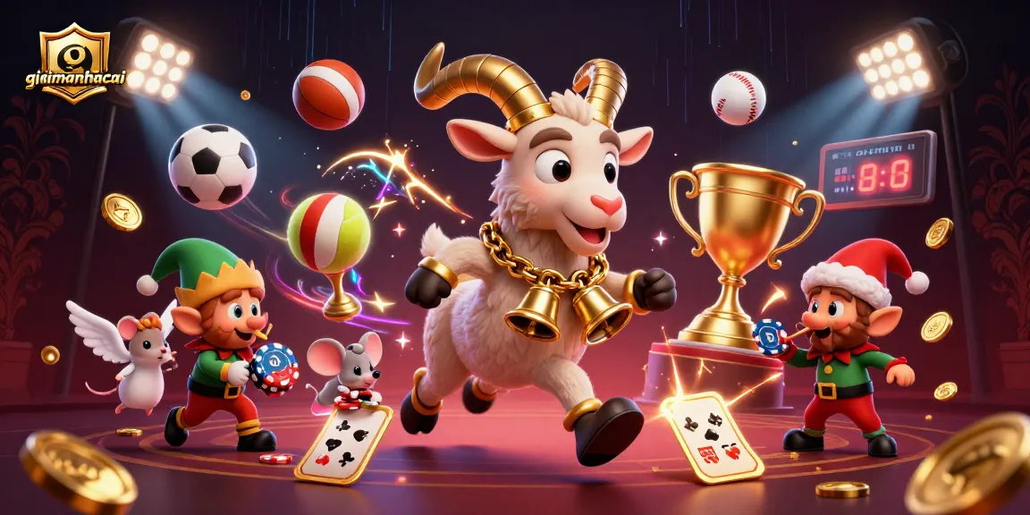 Experience the thrilling action of giaimanhacai as cartoon characters energize a festive casino.