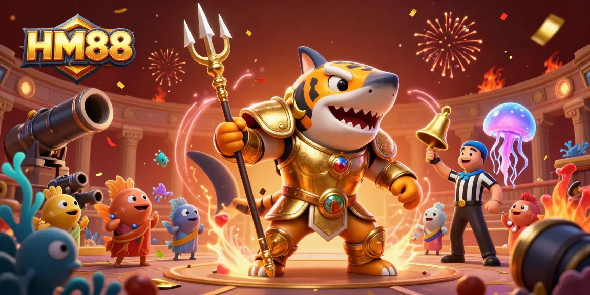 Join the adventure at HM88 with exciting fish shooting games in an underwater colosseum.