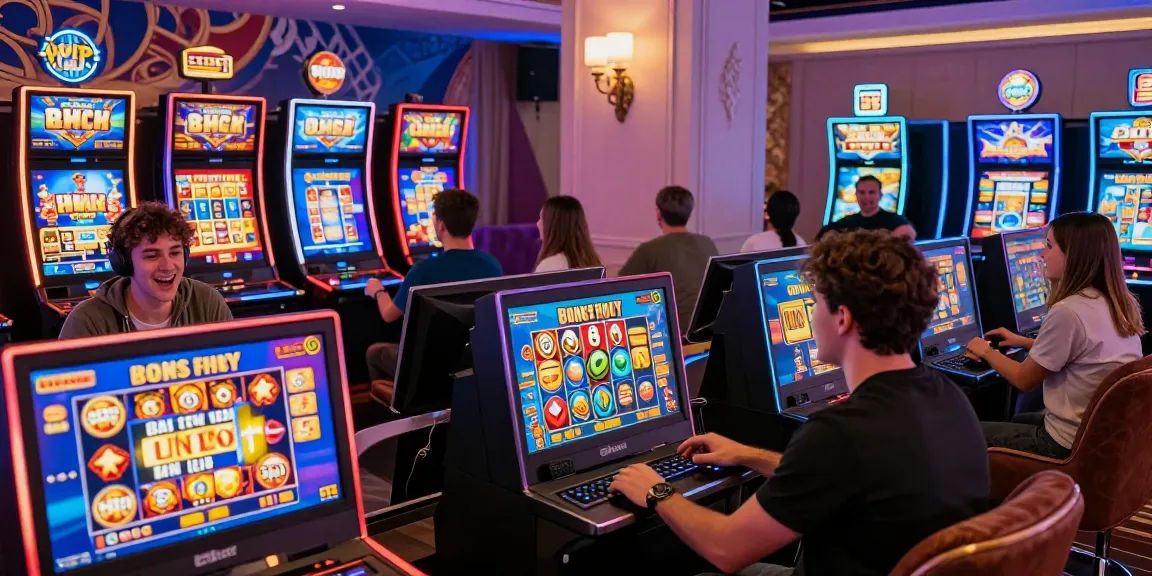 Discovering Bonus Buy Slots at aboutderbyshire.co.uk with excited players in an immersive online casino.