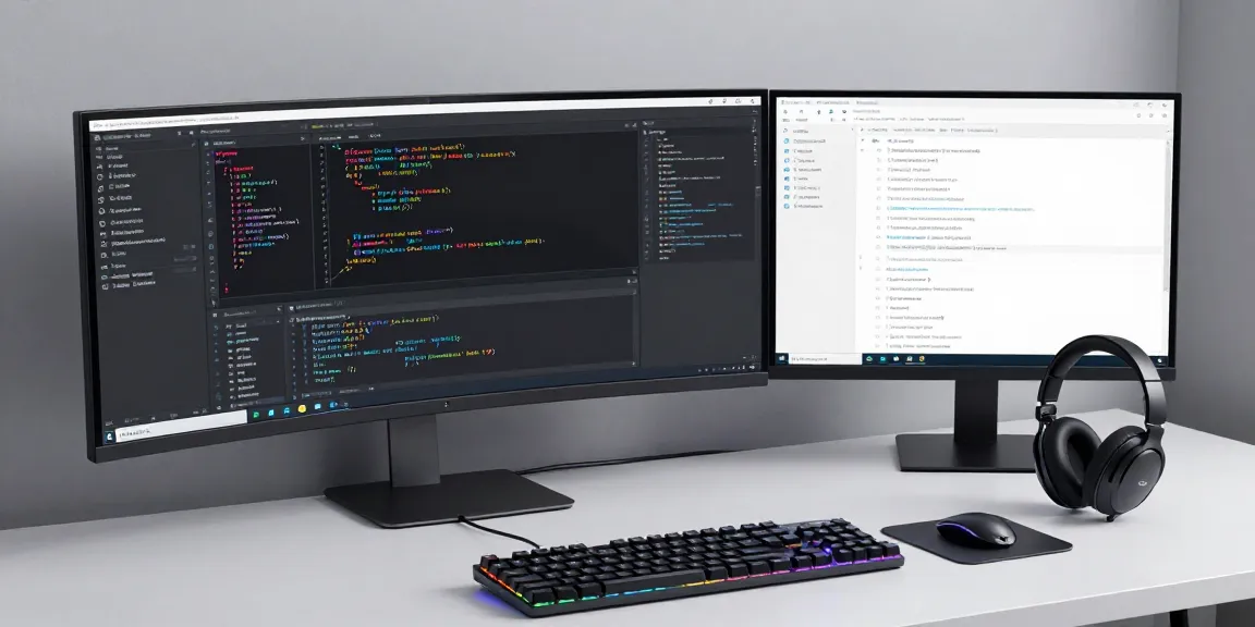 Advanced software development workspace showcasing nhà cái THABET's tech capabilities in cloud computing and AI technology.