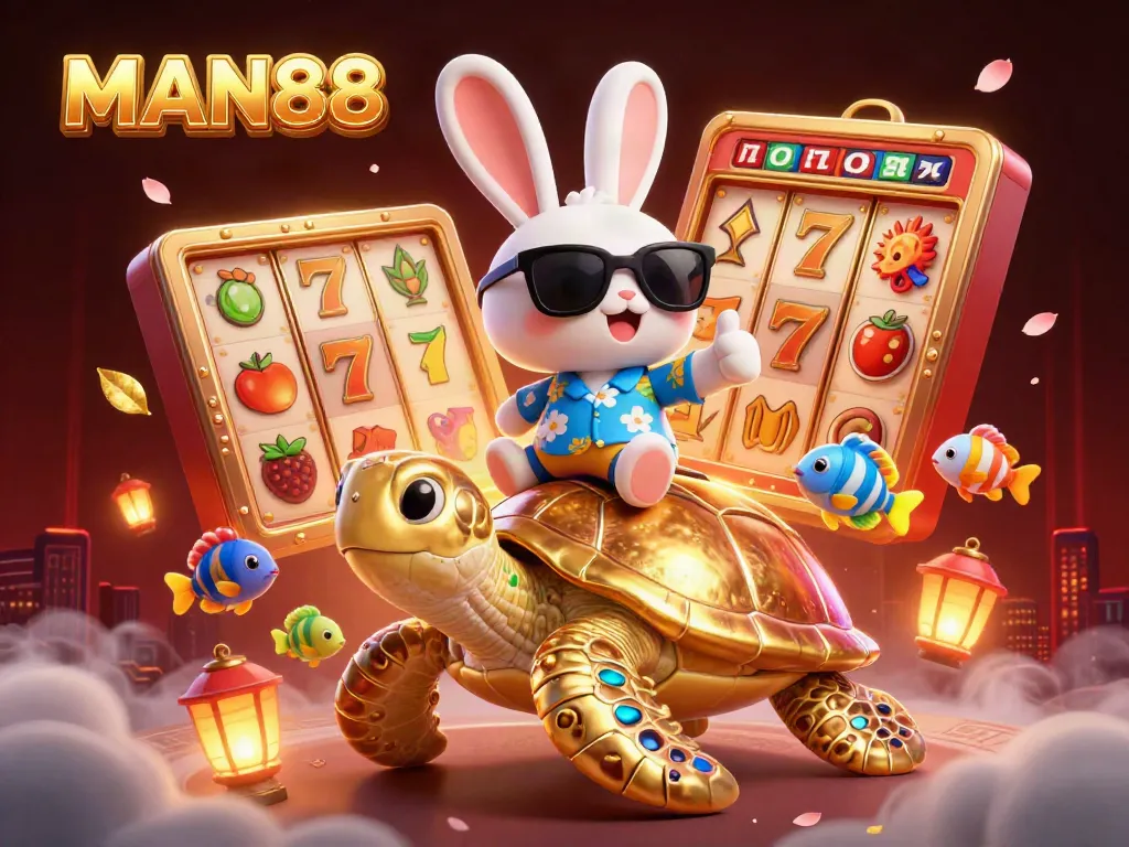 MAN88 brings thrilling gaming with vibrant slot elements and a playful atmosphere.