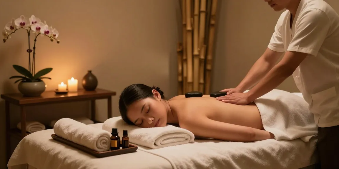 LUCK8 Spa Treatment: A serene massage experience for relaxation.