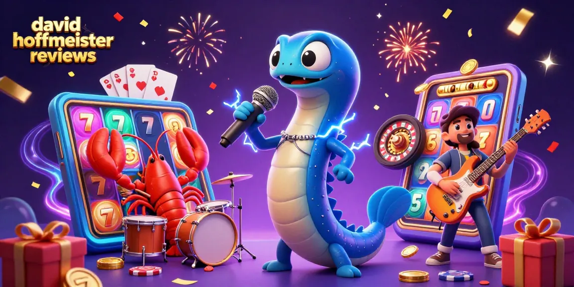 Capture the excitement of david hoffmeister reviews as a DJ electric eel performs at an underwater casino stage.