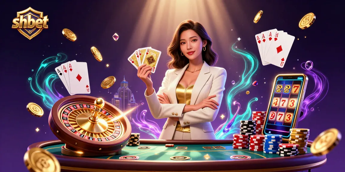 Experience the allure of shbet with vibrant 3D casino elements depicting excitement and winning opportunities.