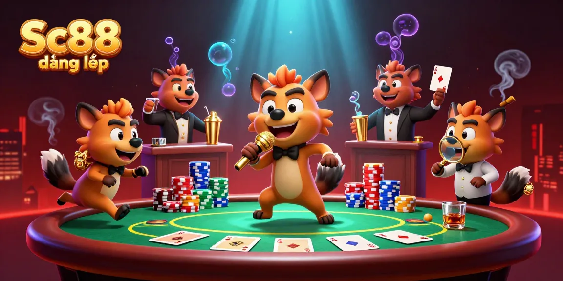 Experience Sc88 đăng nhập with humor and action in this vibrant casino scene!