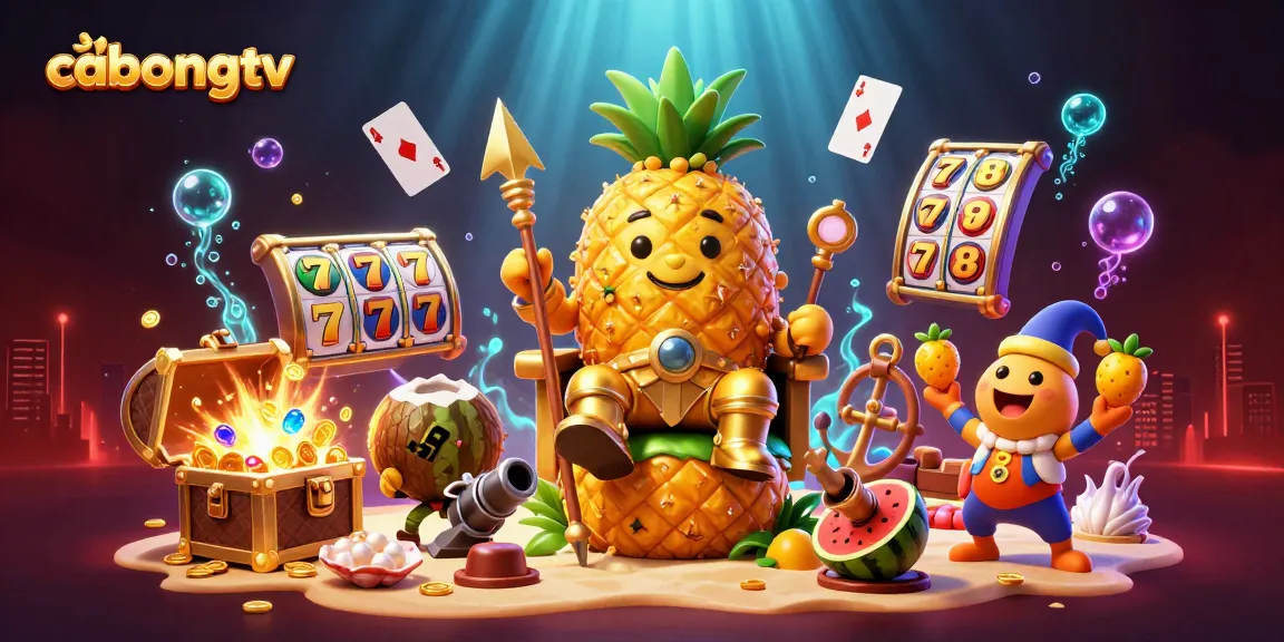 Experience cabongtv's live casino action with dynamic gaming elements in a vibrant scene.