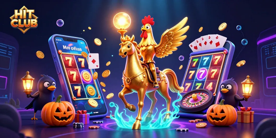 Experience the thrill of HIT CLUB with vibrant 3D characters and immersive gaming elements in a dazzling casino.