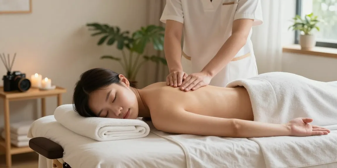 김포출장안마에서 제공하는 편안한 마사지 장면, 고객과 전문 관리사가 함께하는 힐링 순간.