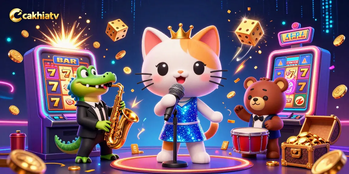 CakhiaTV brings vibrant casino action to life with lively characters and rich game elements.