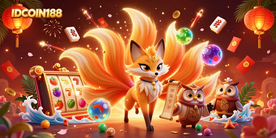 Experience thrilling gameplay with IDCOIN188 as vibrant slot reels and lucky symbols come to life.