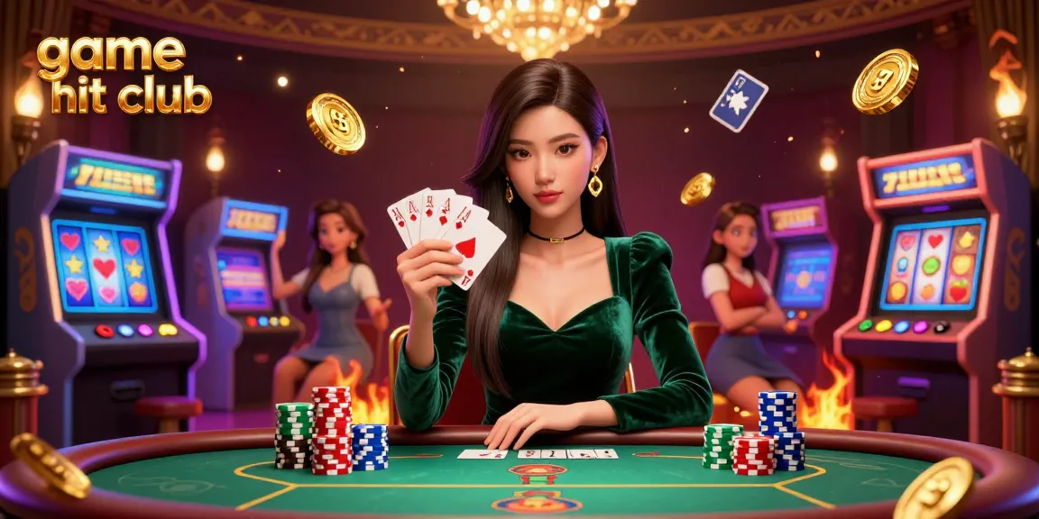 Engage with the game hit club at a vibrant poker table, featuring rich visuals and dynamic gaming elements.