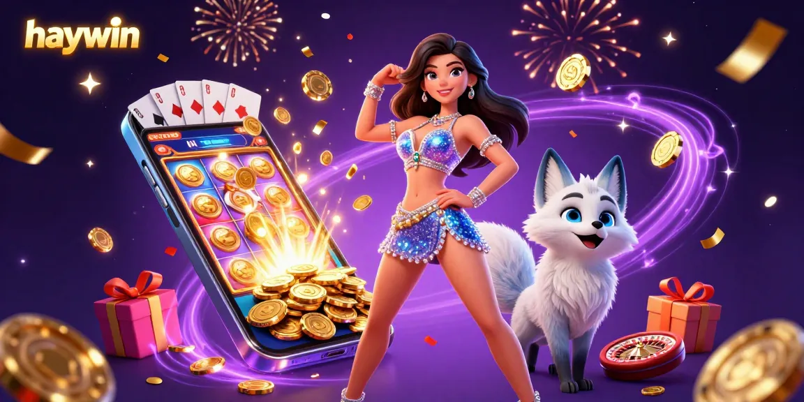 Experience the thrill of winning with haywin's dazzling casino adventure featuring vibrant game elements.