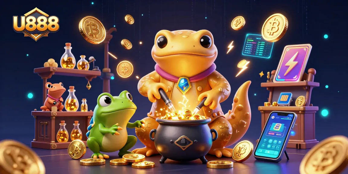 Engage with U888, the vibrant online casino world, featuring golden magic and dynamic gaming elements.