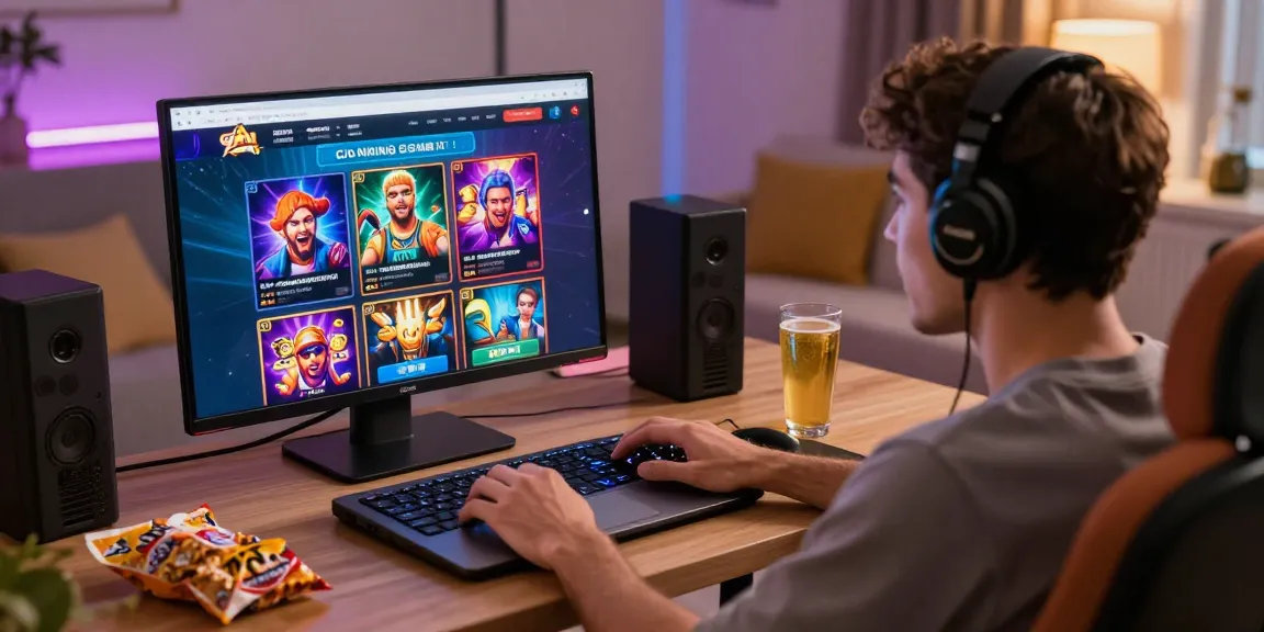 Experience exciting online gaming with garuda303 in a vibrant home setting.