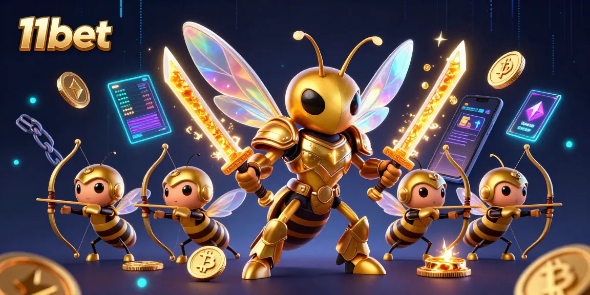 Engage with the vibrant 11bet scene showcasing a playful digital gambling universe.