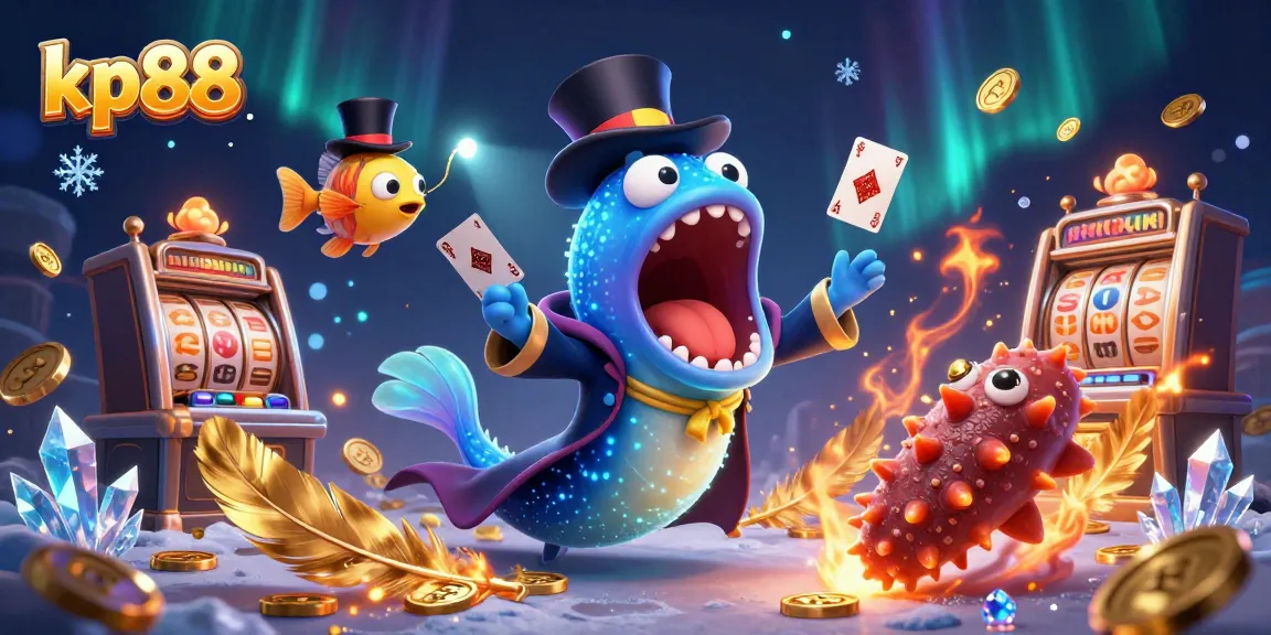 Experience thrilling wins at kp88 with a vibrant casino scene featuring magical sea creatures and dynamic gaming elements.
