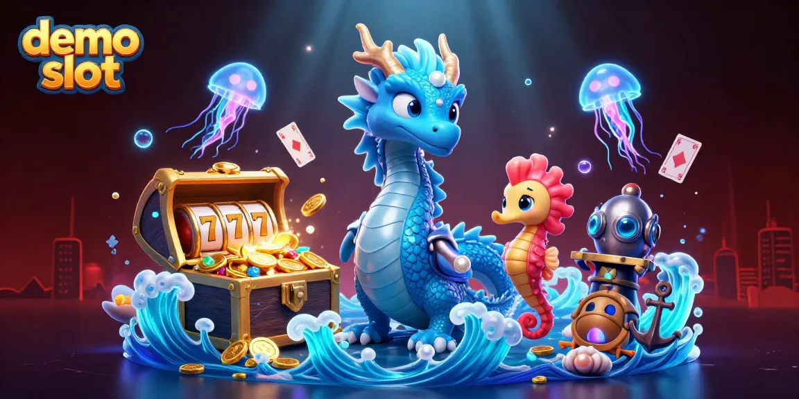 Play engaging demo slot games featuring vibrant characters and exciting elements in a captivating ocean scene.