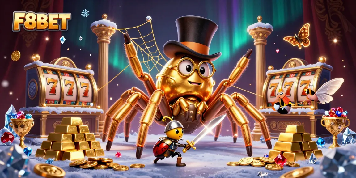 Experience the excitement of F8BET with a vibrant 3D illustration of a casino adventure.