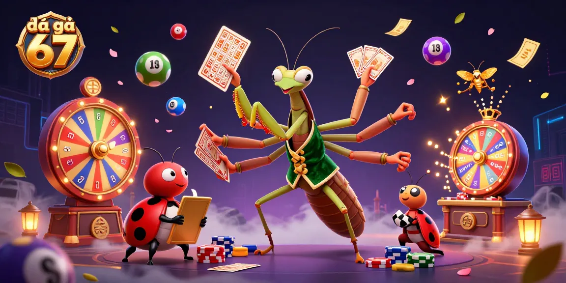 Engage in thrilling đá gà 67 battles with dynamic lottery elements and vibrant characters.