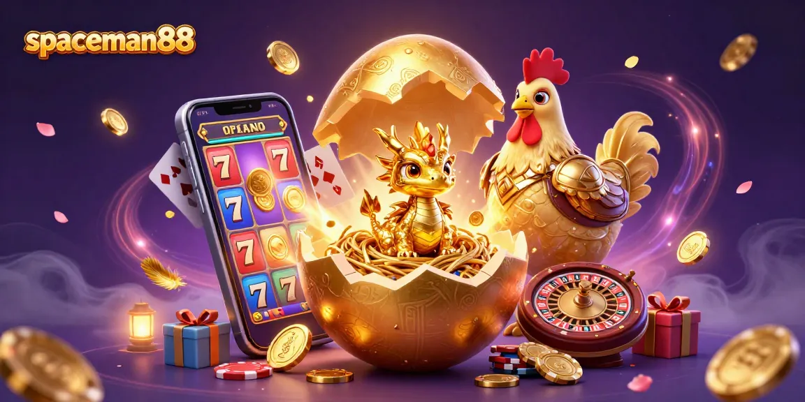 Engage with spaceman88 slot games featuring golden dragon and dynamic casino elements.