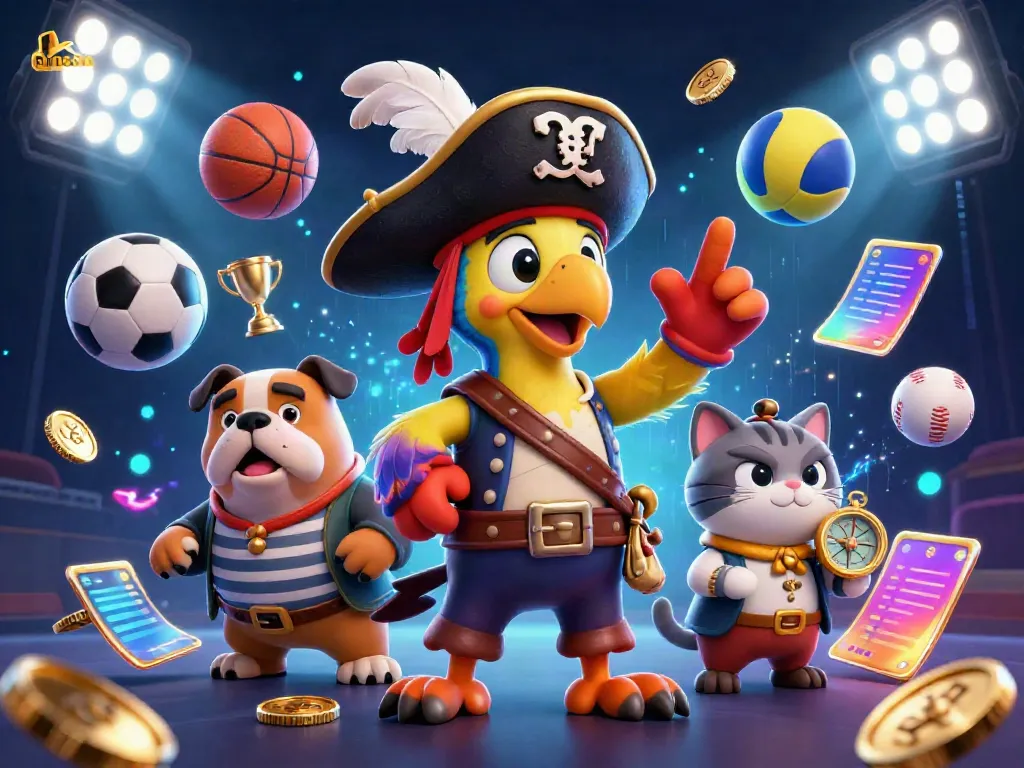 Watch as man88's vibrant 3D scene captures the thrill of sports betting with dynamic action!