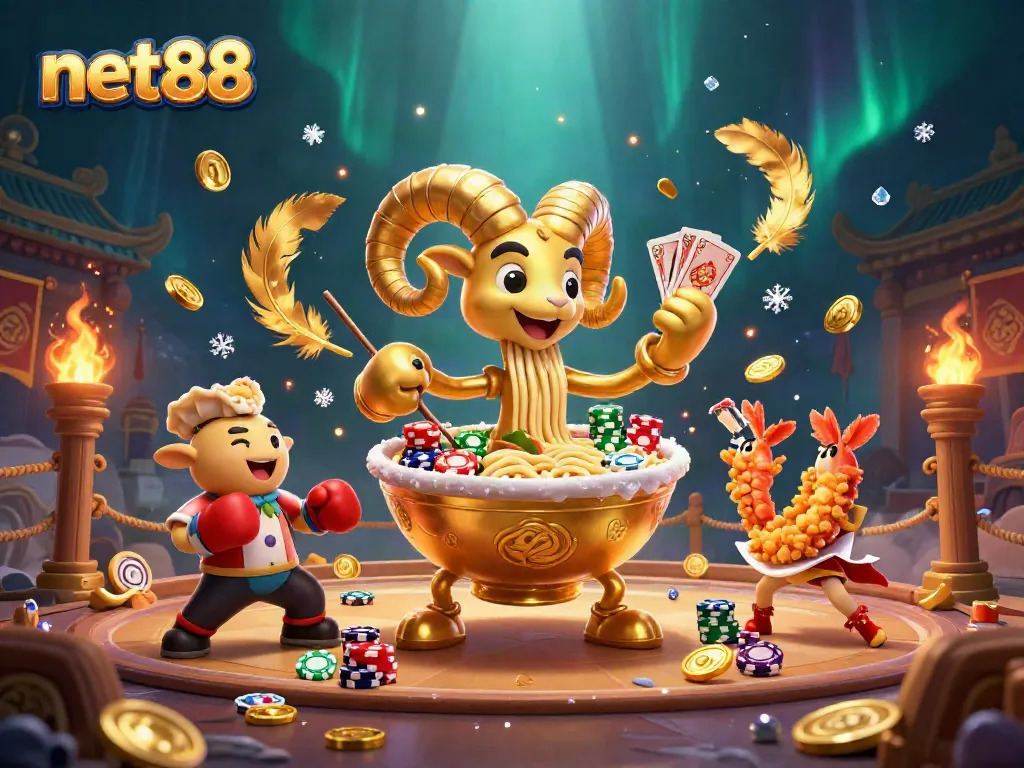 Experience vibrant net88-themed casino action with unique characters and dynamic elements.