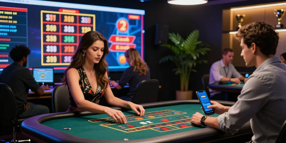 Engaging scene at Trang chủ KO66 featuring diverse players enjoying various games in a luxurious online gambling environment.