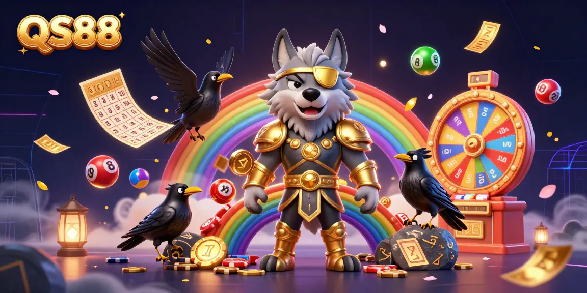 Experience exciting gameplay at QS88 with a mystical Norse-themed casino scene featuring vibrant elements.