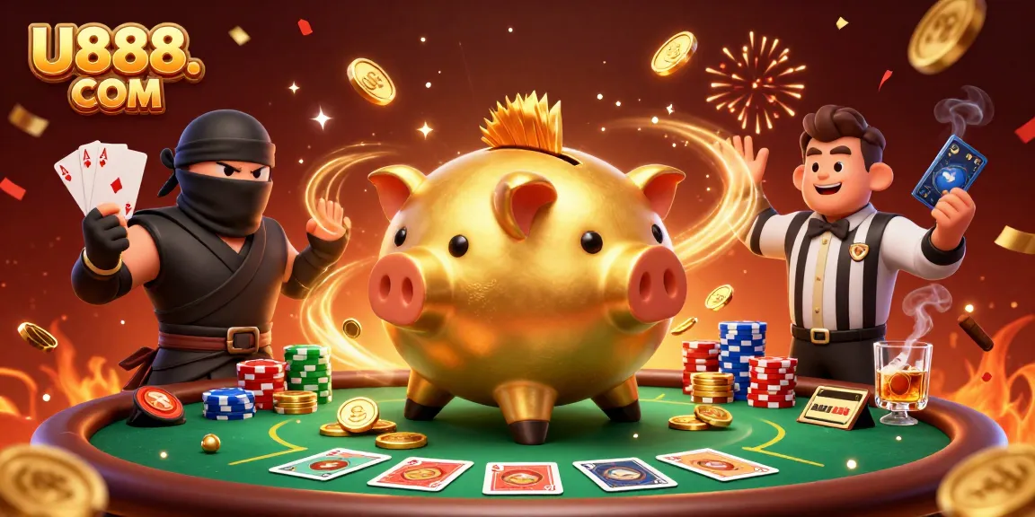 Engage with thrilling gameplay at U888. COM featuring dynamic casino characters and rich gambling elements.
