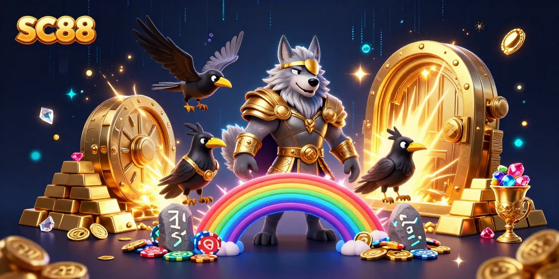 SC88 offers thrilling gameplay with Odin's treasures and vibrant casino elements.