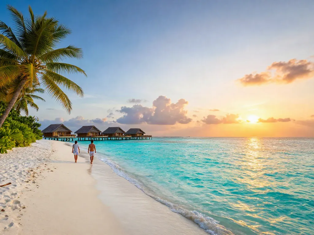 Tropische Urlaubsdestination mit Google, luxuriösen Hotelbewertungen und Abenteuerferien.