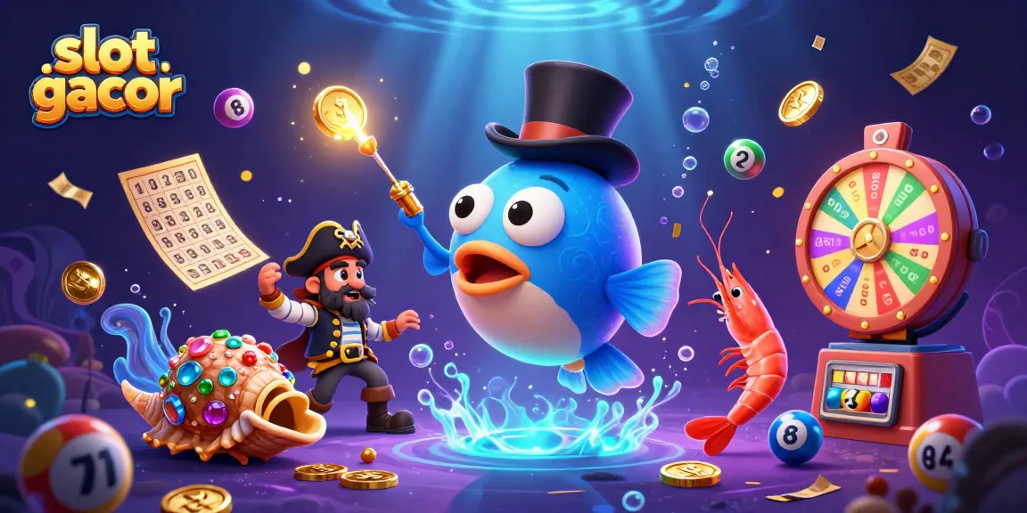 Engage with slot gacor's vibrant energy in this 3D scene featuring charismatic characters.