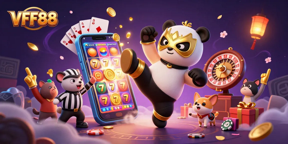 Experience thrilling gameplay at VFF88 with a vibrant casino scene showcasing exciting betting activities.