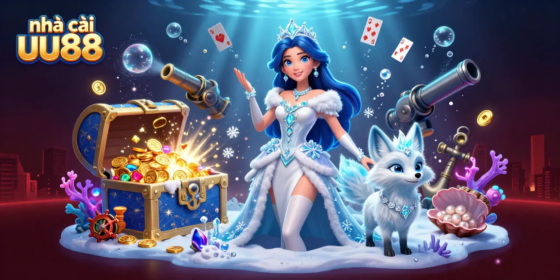 Win big at nhà cái uu88 with vibrant 3D casino illustration showcasing thrilling games and enchanting visuals.