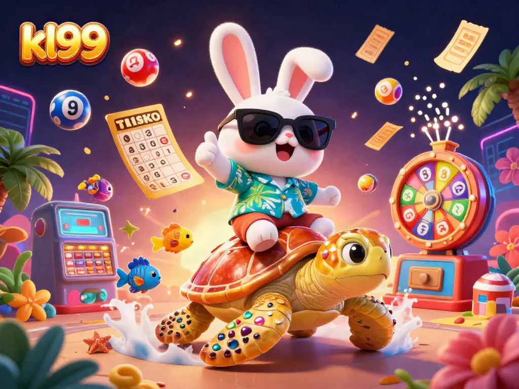 Win exciting prizes at kl99 with our colorful lottery and casino games on a captivating ocean backdrop.