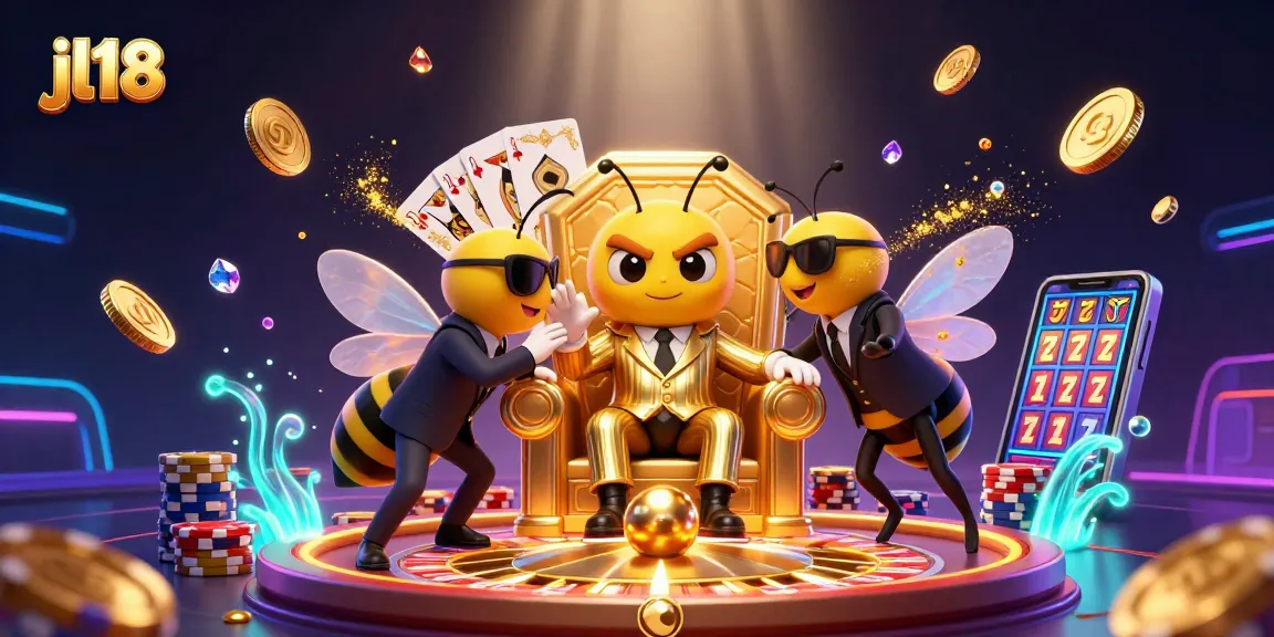 Experience immersive gaming with jl18 in a bustling casino scene featuring vibrant characters and dynamic elements.