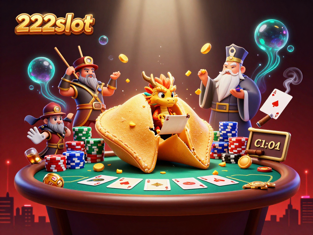 Mainkan slot online di 222slot dengan tema kasino mengesankan yang menghadirkan keseruan.