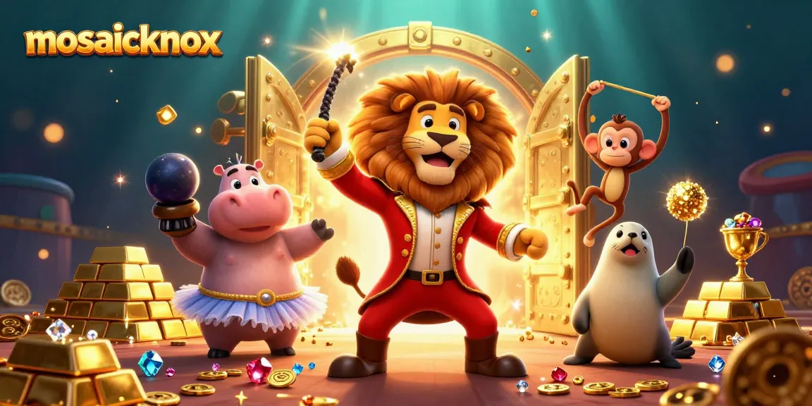 Experience the excitement of mosaicknox as you spin the jackpot reels loaded with treasure!