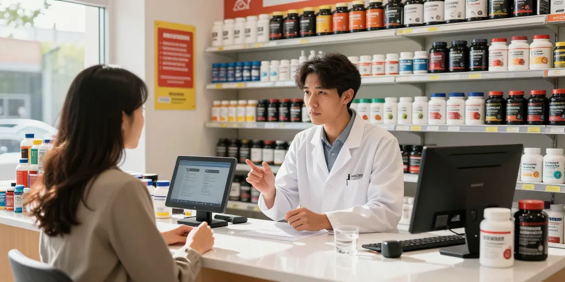 Unique Pharma Steroid Shop showcasing informed staff assisting customers with steroid options