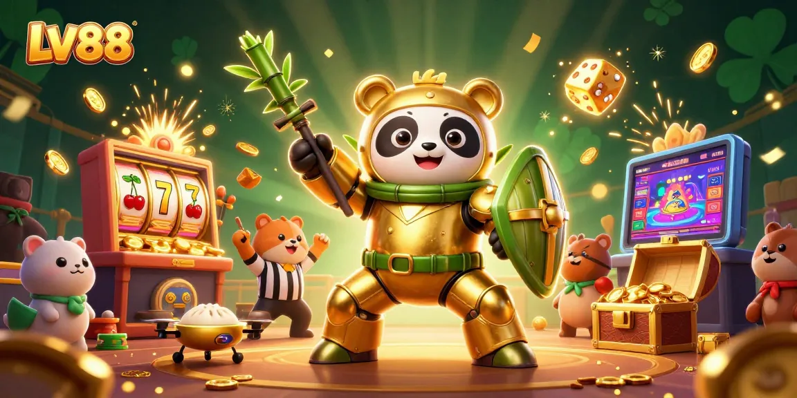 Experience exhilarating gameplay with LV88 through dynamic 3D casino action featuring jackpots and vibrant characters.