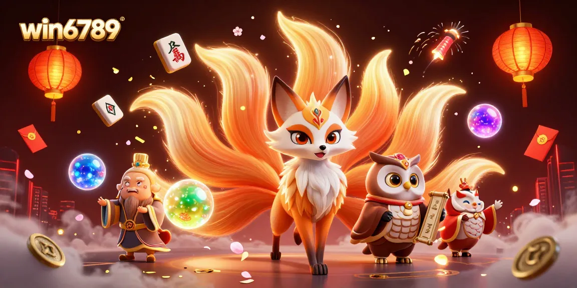 Experience the excitement of win6789 with vibrant casino elements and enchanting characters.
