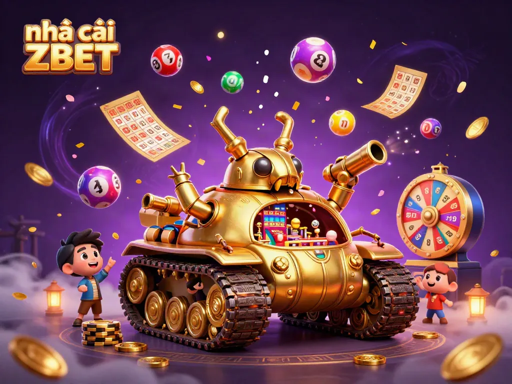 Engage with the vibrant world of nhà cái ZBET showcasing a unique casino experience inside a golden beetle tank.