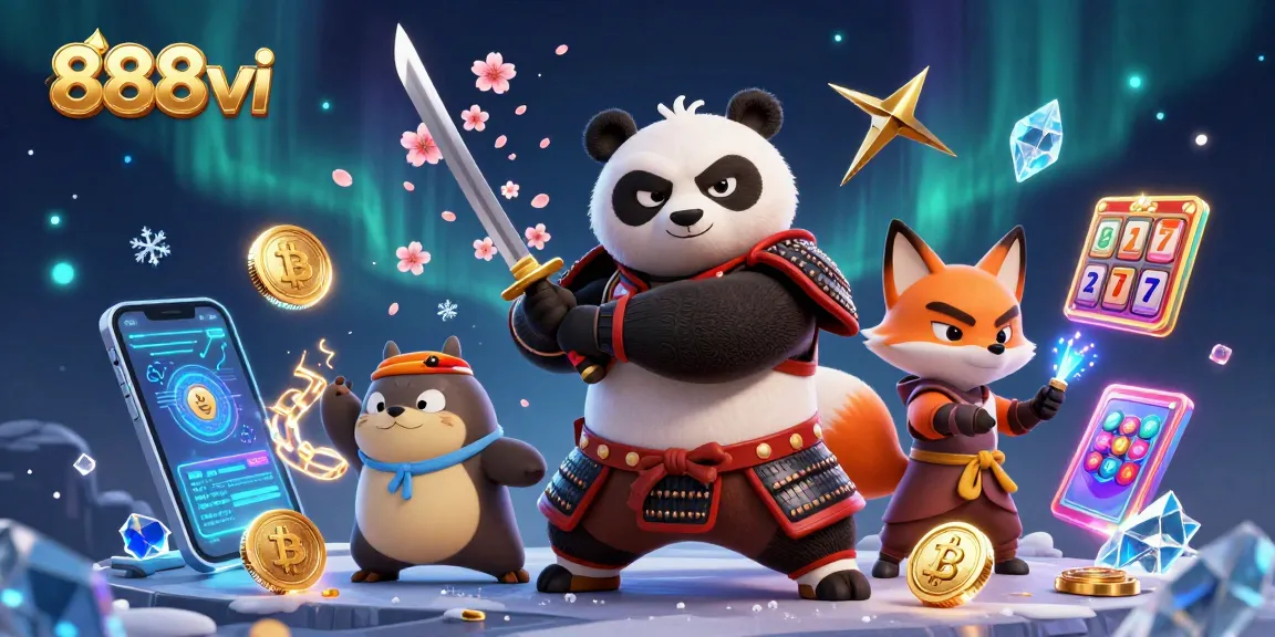 Engage in thrilling action as 888vi brings a vibrant 3D digital casino atmosphere alive with samurai panda, ninja fox, and magical tanuki.