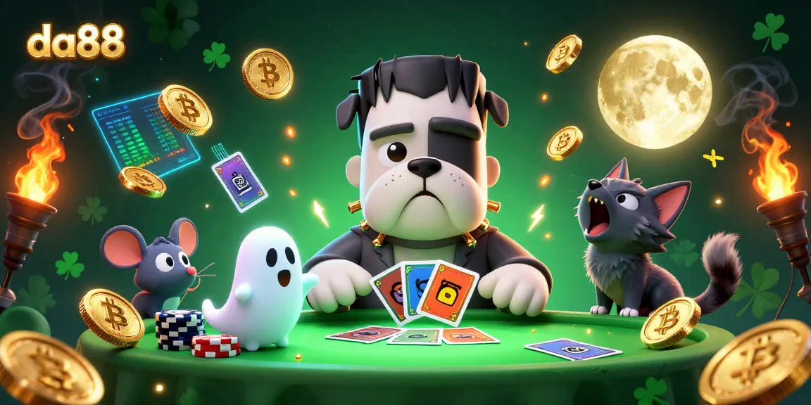 Engage with da88's thrilling crypto casino environment featuring iconic characters and vibrant gaming elements.