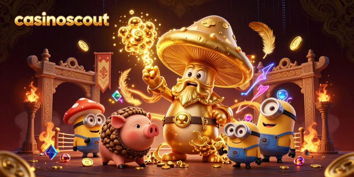 Experience the thrill of gaming with casinoscout's enchanting 3D casino world filled with treasures.